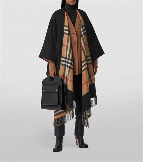 burberry jas ilana|Burberry cashmere cape jacket.